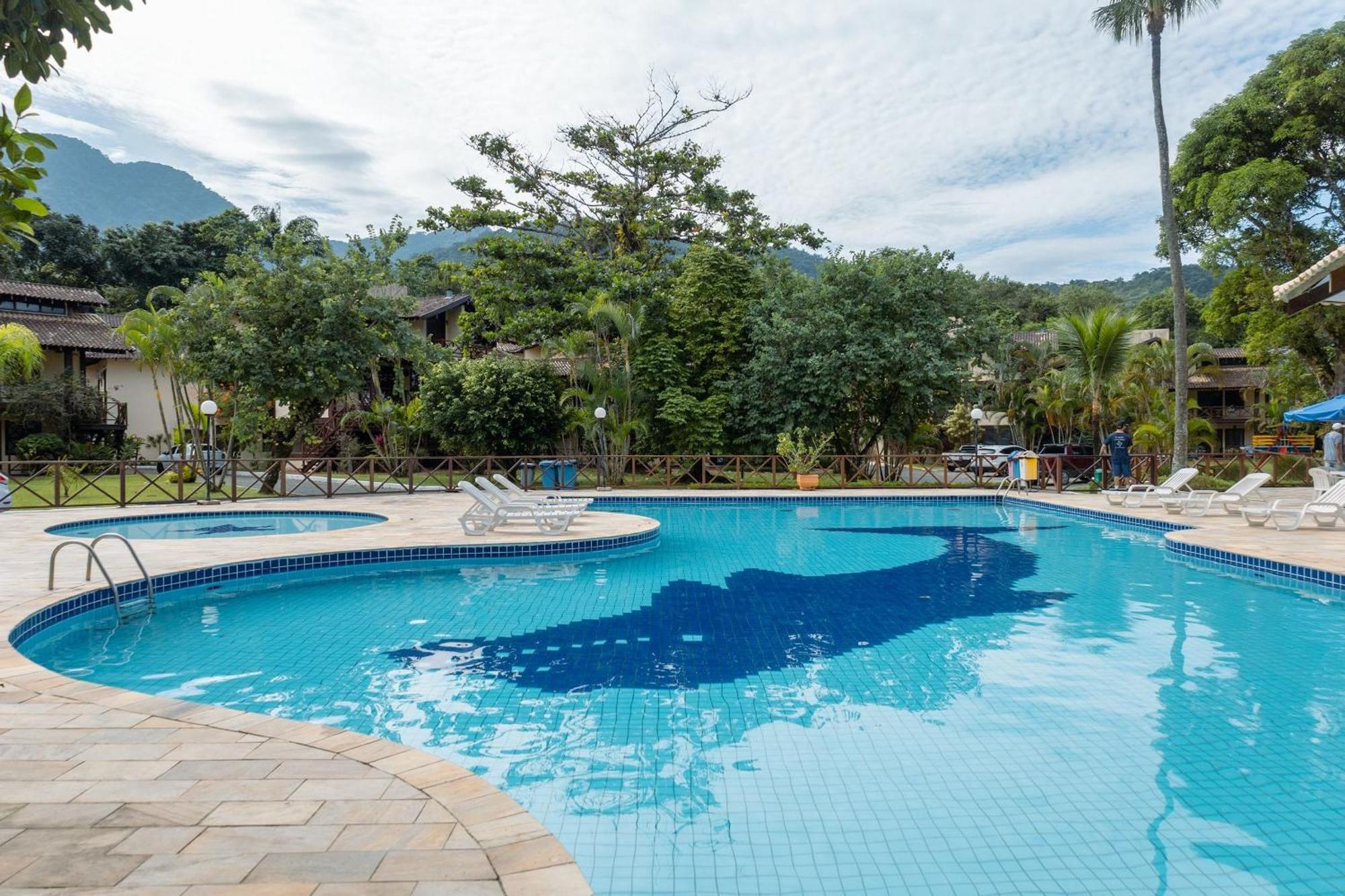 Flat recém reformado Cond. Canto do Mar-Maresias Exterior foto